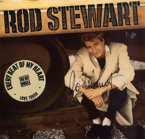 Rod Stewart TOP ROCK SINGER autograph, signed vinyl record cover Cover