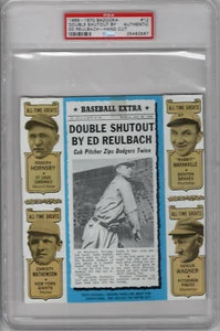 1969-70 Bazooka #12 Double Shutout With Honus wagner Hand Cut PSA (Full Panel) - Picture 1 of 2
