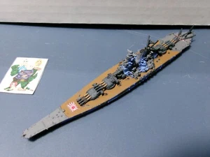 =Axis Allies War at Sea CUSTOM 3D SHIP Super Yamato Class Blue NICELY DONE= - Picture 1 of 4
