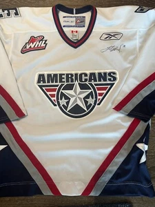 Tri City Americans Vintage Reebok CHL Hockey Jersey CHL WHITE AWAY LARGE L NWOT - Picture 1 of 15