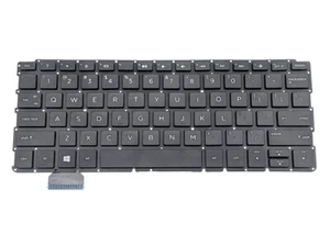 HP X2 DETACHABLE 10-P0 US ENGLISH BLACK LAPTOP KEYBOARD NSK-CS6SQ 860891-001 - Picture 1 of 1