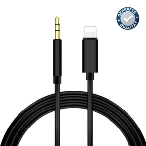 Câble Adaptateur Aux iPhone 3,5mm Jack Mâle pour iPhone X 11 12 13 14 Pro Max - Photo 1/1