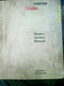 Shop Used Onan Generators and Controls Master Service Manual Binder 1977-1982 - Picture 1 of 3