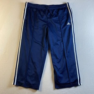 Pantalones de chándal Adidas para hombre extra grandes azules Y2K holgados entrenamiento fútbol jogger - Imagen 1 de 10