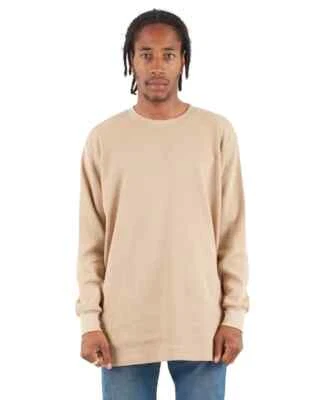 Shaka Wear Peso Pesado Térmico Manga Larga Liso Básico Cuello Redondo Manga Larga Foto 1 de 3