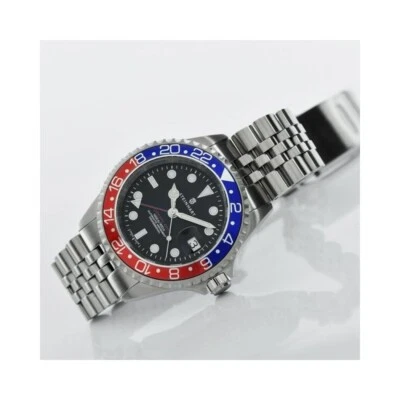 Steinhart Ocean One GMT BLUE-RED.2 42mm Automatic Men Diver Watch Pepsi 103-0857 - Image 1 of 4