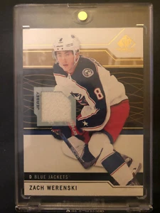 2018-19 SP Game Used Jersey White #77 Zach Werenski - Columbus Blue Jackets - Bild 1 von 2