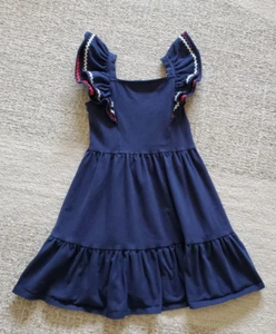 Abito Janie and Jack blu navy taglia 6 - Foto 1 di 4