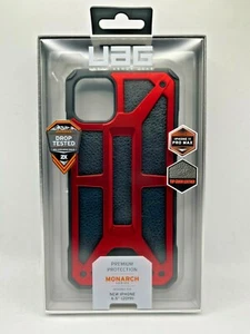 UAG Urban Armor Gear Monarch Series Case for iPhone 11 Pro Max (6.5") - Crimson - Picture 1 of 5