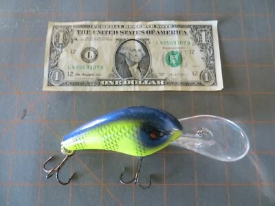  Crankbait profundo grande Booyah Streak IV - sábalo Chartreuse - 5 1/2 pulgadas Foto 1 de 4