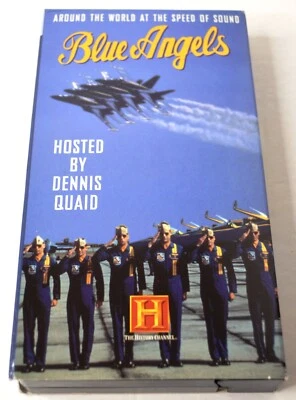 1994 BLUE ANGELS THE HISTORY CHANNEL VHS TAPE HOSTED BY DENNIS QUAID Foto 1 de 3