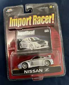 Jada Toys Import Racer Nissan Z 2003 silber/schwarz 1/64 Druckguss Sammler #013 - Bild 1 von 4