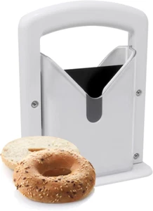 Bagelschneider Edelstahl weiß - Bild 1 von 12
