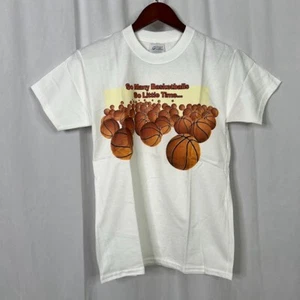 NEW So Many Basketballs So Little Time T-Shirts White Youth XL 18/20-Lot of 9 - Picture 1 of 2