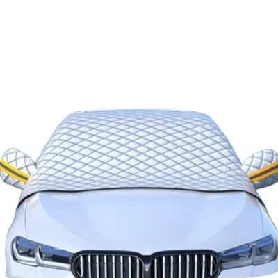 Magnetic Car Front Windscreen Cover Sun Shade Shield Ice Snow Frost Protector - Image 1 of 4