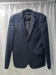 ❤️ New Look Smart Blue Suit Jacket Size 40 Regular Mens Vgc - Picture 1 of 8