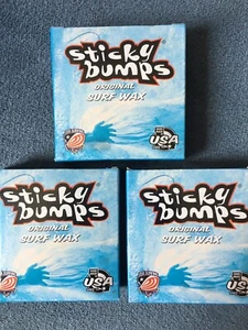 Sticky Bumps Original Surf Wachs Menge 3 Packungen Brandneu Versiegelt In Box - Bild 1 von 4