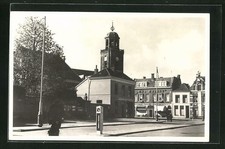 AK Deventer, Sroomarkt met St. Lebuinustoren 