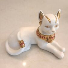 Lenox Ivory Egyptian Cat Goddess Porcelain Figurine 1999 Excellent!