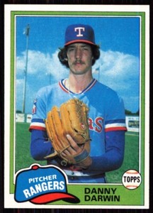 1981 Topps Danny Darwin Texas Rangers #22
