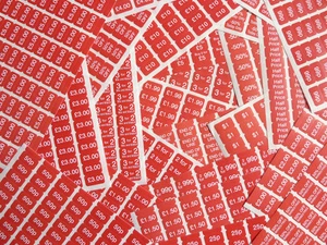 Pegatinas de punto de venta autoadhesivas 260 etiquetas - Imagen 1 de 27