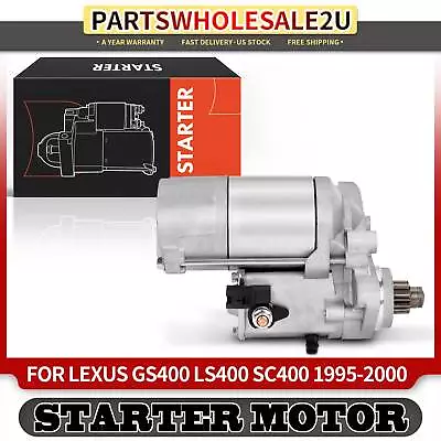 1x Motor De Arranque para Lexus GS400 98-00 LS400 95-00 SC400 95-00 2.0KW 12V CW 9T Foto 1 de 4