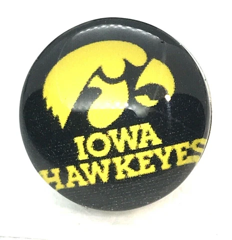 Iowa Hawkeyes snap button 18mm fit ginger snap Jewelry Fast Shipping Cover