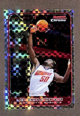 Bowman Chrome X-Fractor #92 2006-07 Emeka Okafor/150 Foto 1 de 3