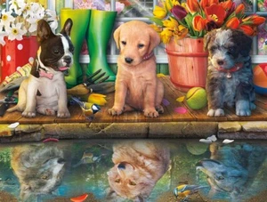 Rompecabezas Buffalo Games Puppy Dreams 750 piezas - Imagen 1 de 2