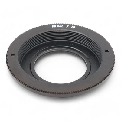 Adaptador de objetivo Hama Nikon/M42 Lens Mount Adapter M42 objetivos para cámaras Nikon Foto 1 de 3