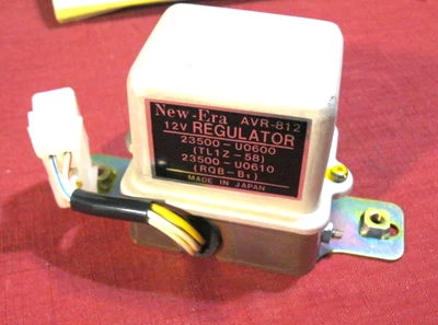 New 1963-1977 Datsun voltage regulator, 510-710, 12 volt, 6 pin, Made in Japan - Image 1 of 2