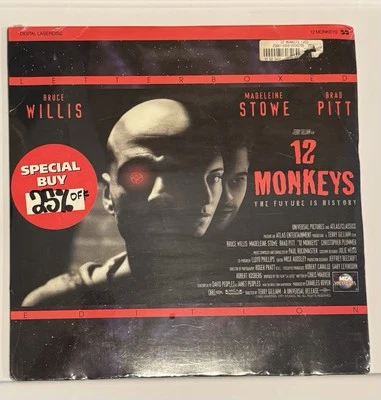 12 Monkeys DTS Laserdisc 1996 Letterbox Copy SEALED Foto 1 de 2