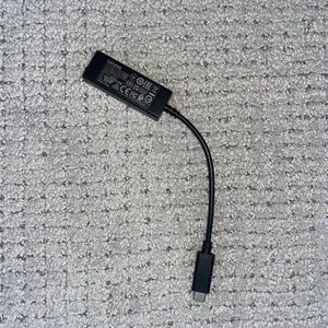 Lenovo 4X91G21160 USB-C to Ethernet Adapter - Black - Picture 1 of 6