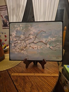 CALA home 17"×12" Placemats  Cherry Blossoms #81571  by D Pinto Set of 4 NIB - Picture 1 of 24