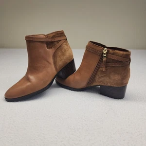 Lauren Ralph Lauren braune Wildleder-Stiefelette Damengröße 7B Damara - Bild 1 von 10