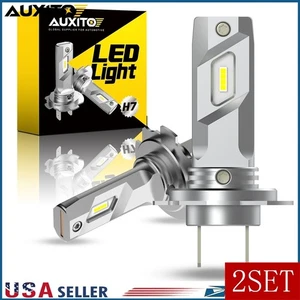 4x H7 LED Headlight Bulbs High Beam Light 48000LM 100W 6500K Xenon White Bright - Picture 1 of 11