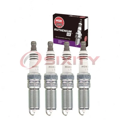 4 bujías NGK Rutenium HX para Lincoln MKZ 2013-2020 2,0 L L L4 encendido gk Foto 1 de 4