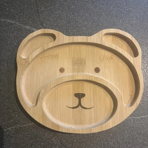 Babyteller Kinderteller Teller Holz Teddy Bär Teddybär Neu - Bild 1 von 2