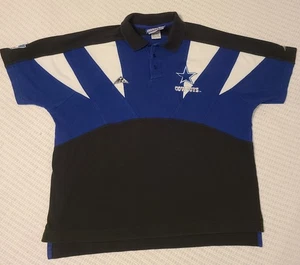 Vintage 90s Dallas Cowboys Apex NFL Pro Line Polo Golf Shirt XL Football Champions - Bild 1 von 16