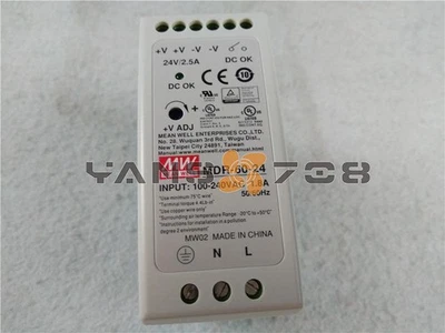 New MEANWELL MDR-60-24 Switching Power Supply 60W 24V2.5A - Image 1 of 4