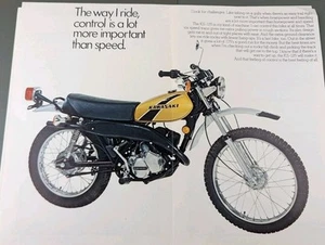 Genuine Kawasaki KS-125 Motorcycle Dealer Sales Brochure Original - Foto 1 di 2