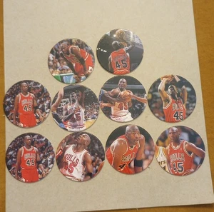 Lote de 10 tapas de leche Michael Jordan Upper Deck 1995-96 - Imagen 1 de 6