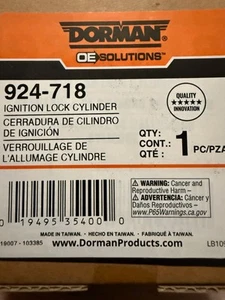 Dorman 924-718 Ignition Lock Cylinder Compatible with Select Models - Picture 1 of 1