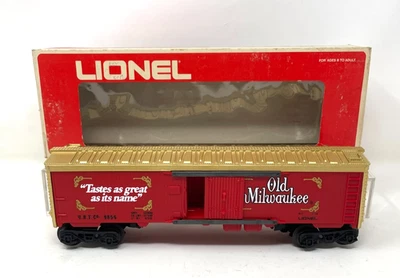 Lionel 6-9856 Old Milwaukee Billboard Reefer Red Train - Image 1 of 4