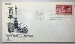 FDC, Grand Army of the Republic, 3c, 1949 (unaddressed, ArtCraft Cachet) - Picture 1 of 2