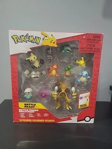 POKEMON BATTLE READY: BATTLE FIGURE MULTI-PACK - 10 FIGURES - JAZWARES TOYS-NIP - Picture 1 of 7