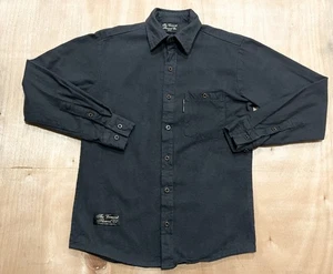 Vermont Flannel Co Herren kleines Flanellhemd grau Langarm Knopfleiste USA - Bild 1 von 10