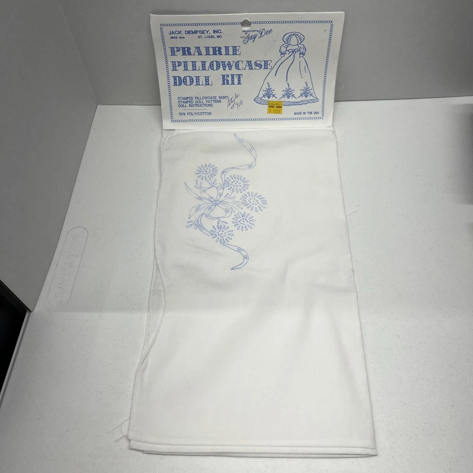 Kit de funda de almohada para muñeca Prairie - Jack Dempsey Needlecrafts de Jay Dee - Hecho en EE. UU. Foto 1 de 4