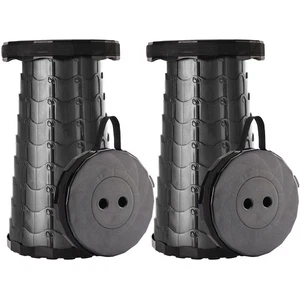 Upgraded Foldable Stool Thickened Set of 2, Portable Collapsible Stool Retrac... - Picture 1 of 6