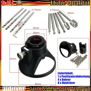 Fräser Spiralbohrer Aufsatz Zubehör Holz Kit für Mini Dremel Schleifer Werkzeug/ - Bild 1 von 10